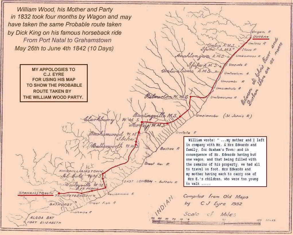 Map of Possible Route